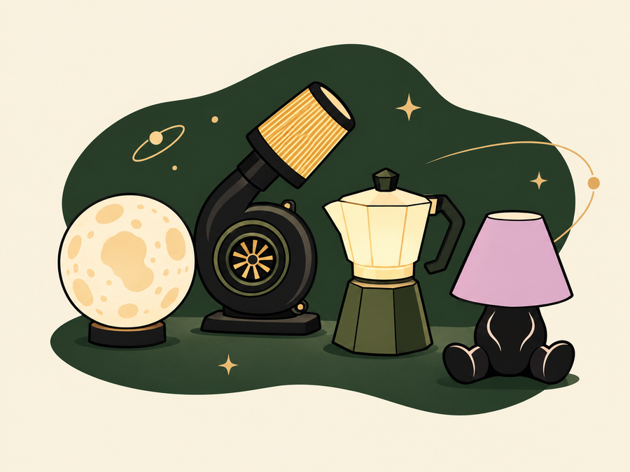ORBITA Thematic collection illustrated menu cover