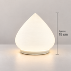 DROVA RGB table lamp showing 16 available light colours
