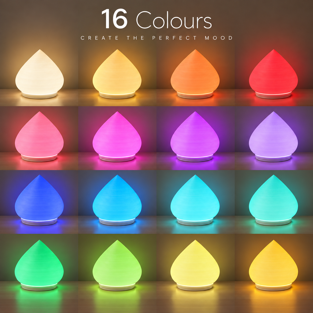 DROVA RGB table lamp on a clean white background