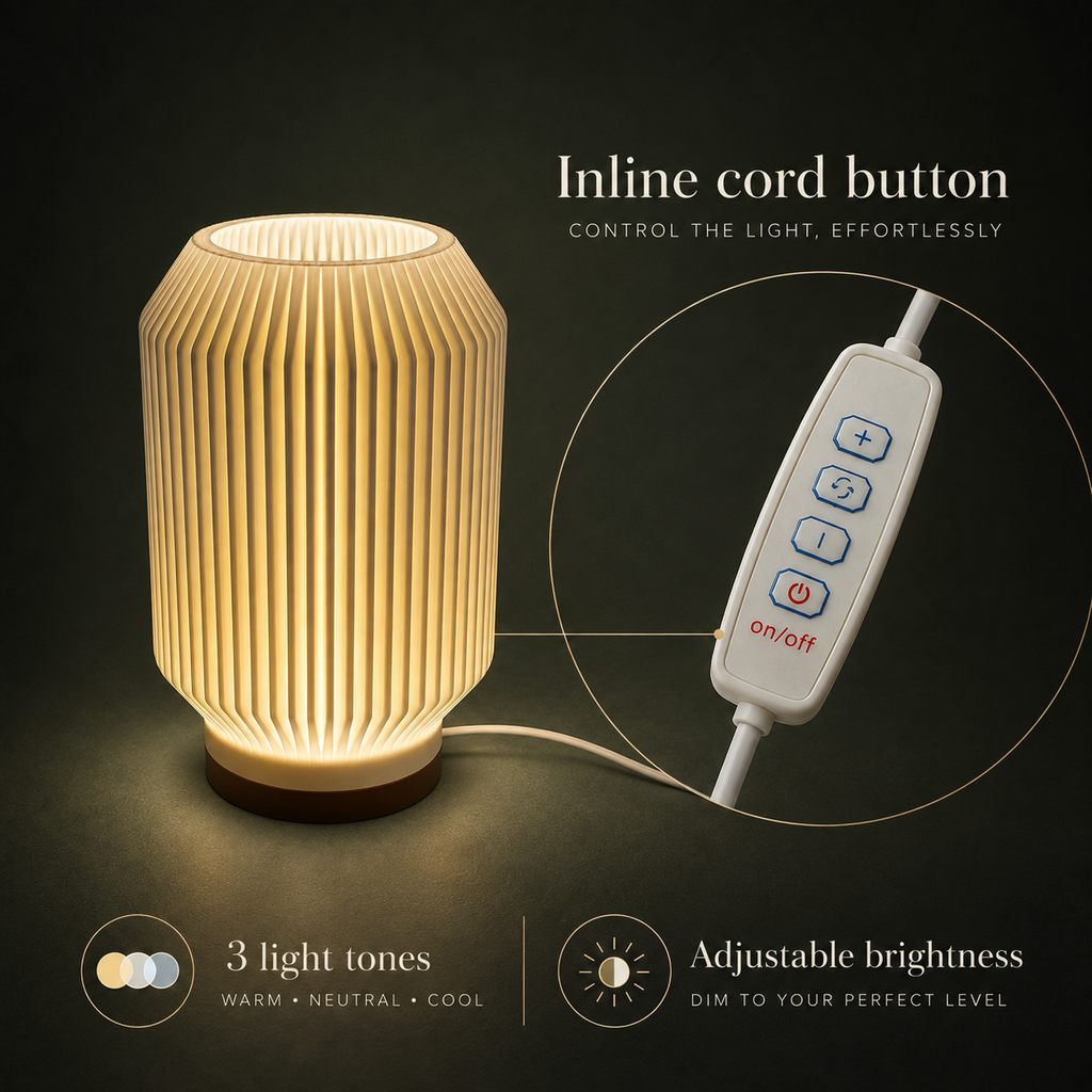 AERIS Table Lamp — dimmable 3-tone light by Orbita
