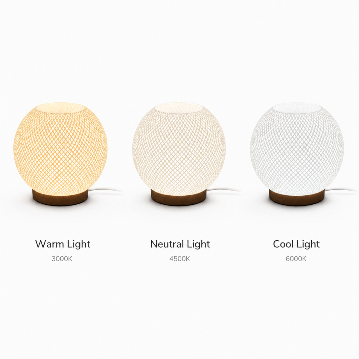 ELVIA Table Lamp — compact textured dimmable light by Orbita