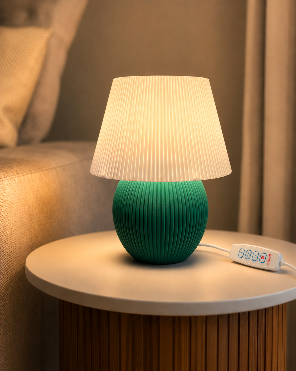 VELORA Table Lamp — colourful dimmable table lamp by Orbita