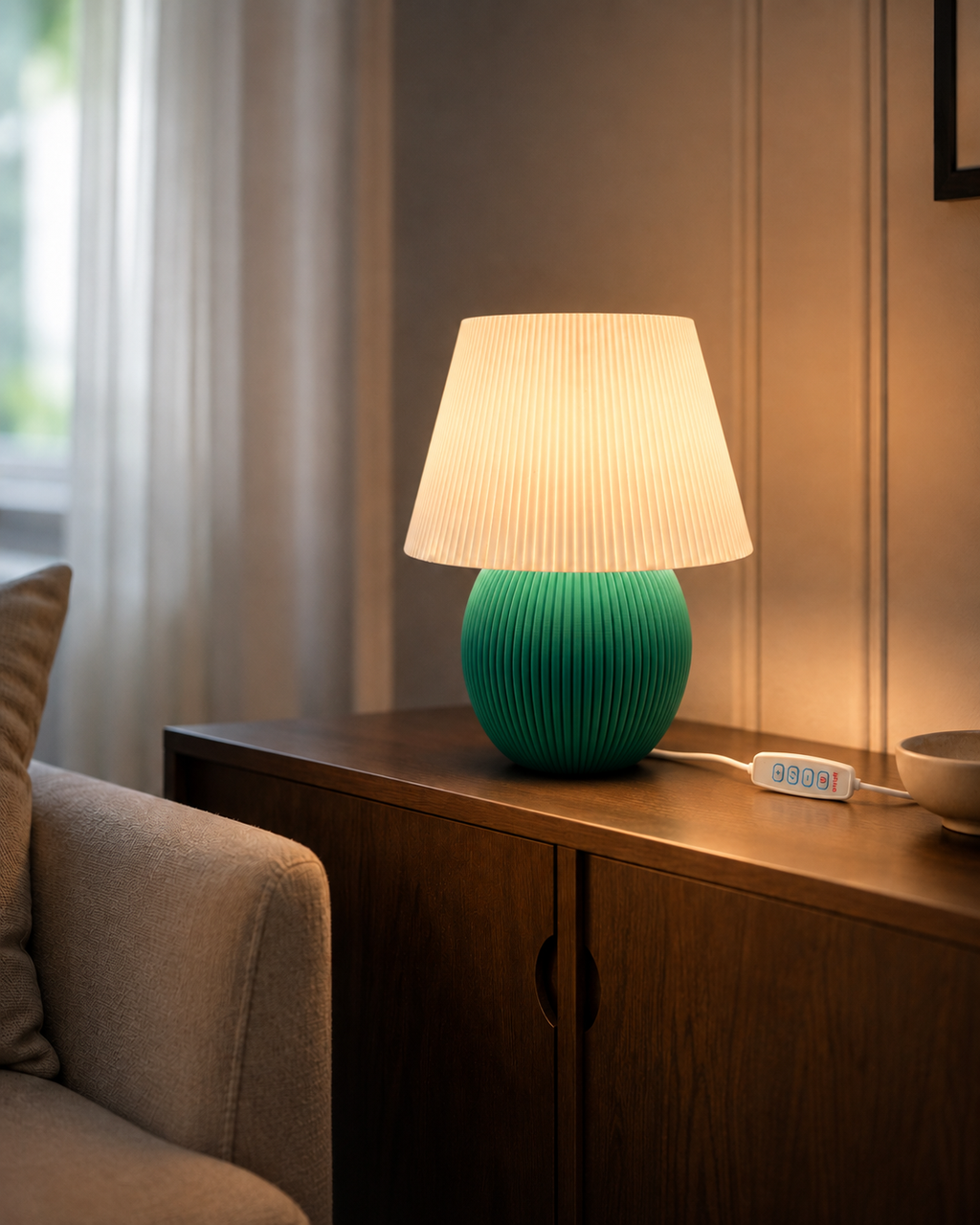 VELORA Table Lamp — colourful dimmable table lamp by Orbita