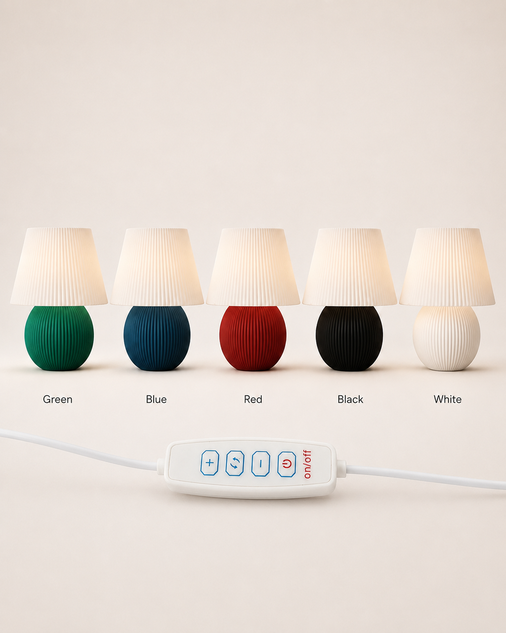 VELORA Table Lamp — colourful dimmable table lamp by Orbita