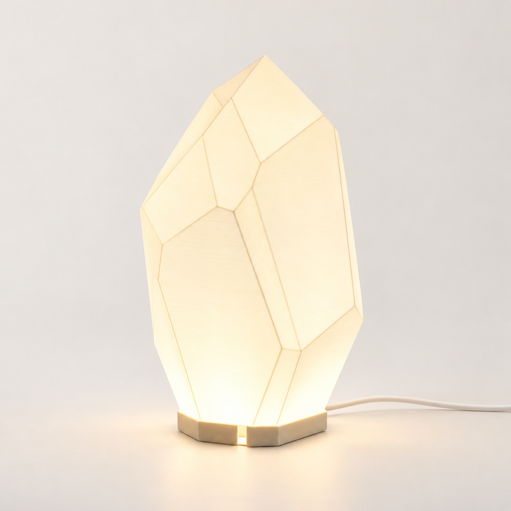 FACET Geometric Table Lamp 3-Tone Inline Control