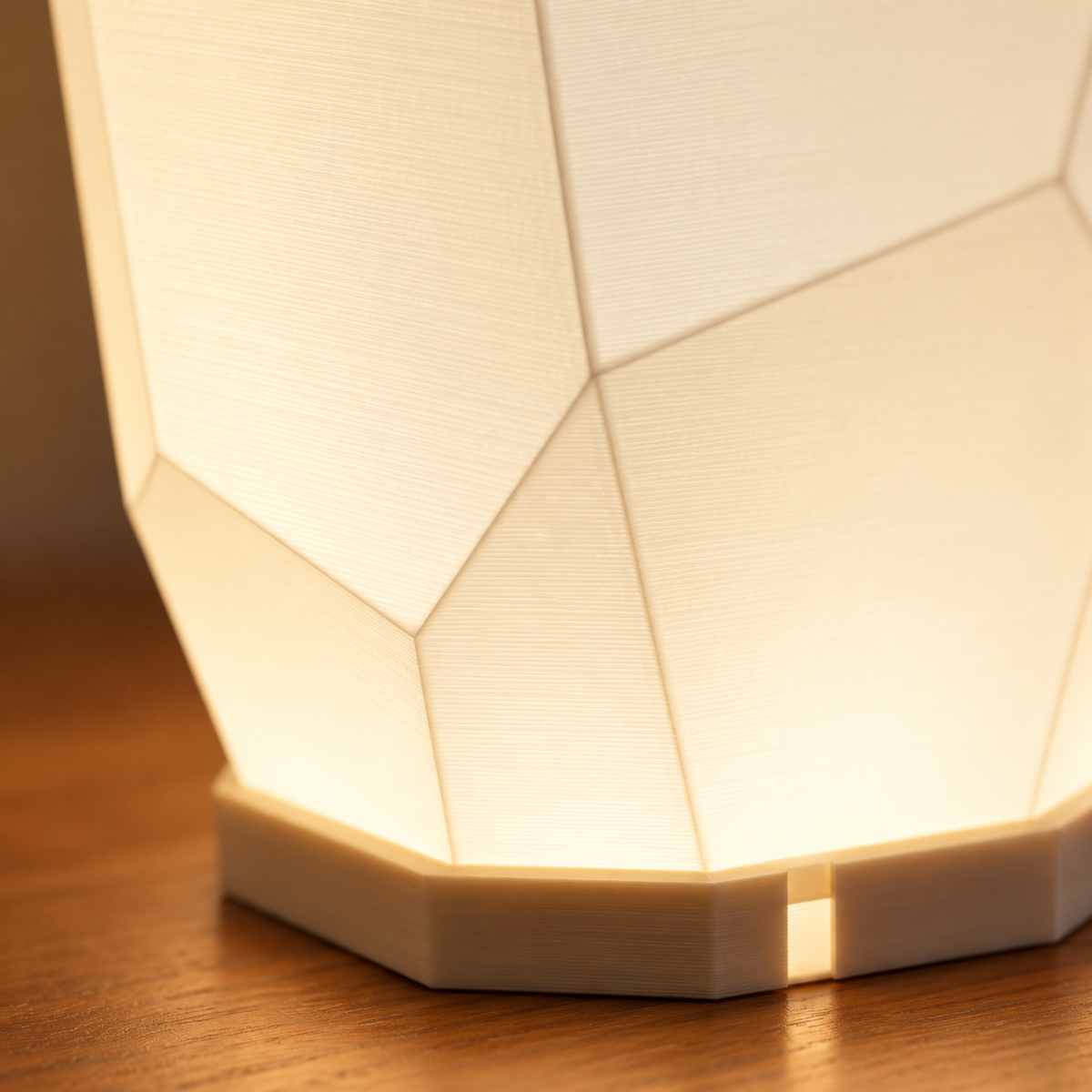 FACET Geometric Table Lamp 3-Tone Inline Control
