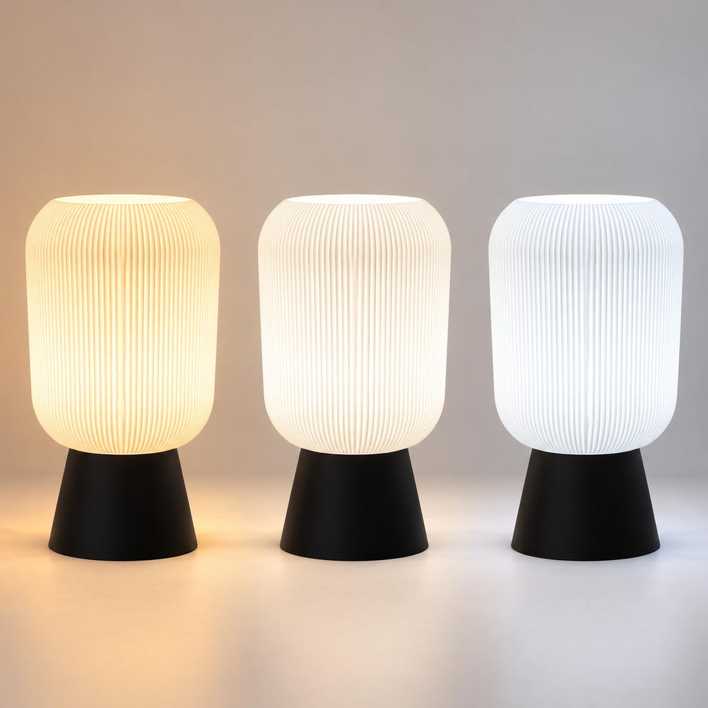 ZENITH Large Table Lamp 3-Tone Inline Control