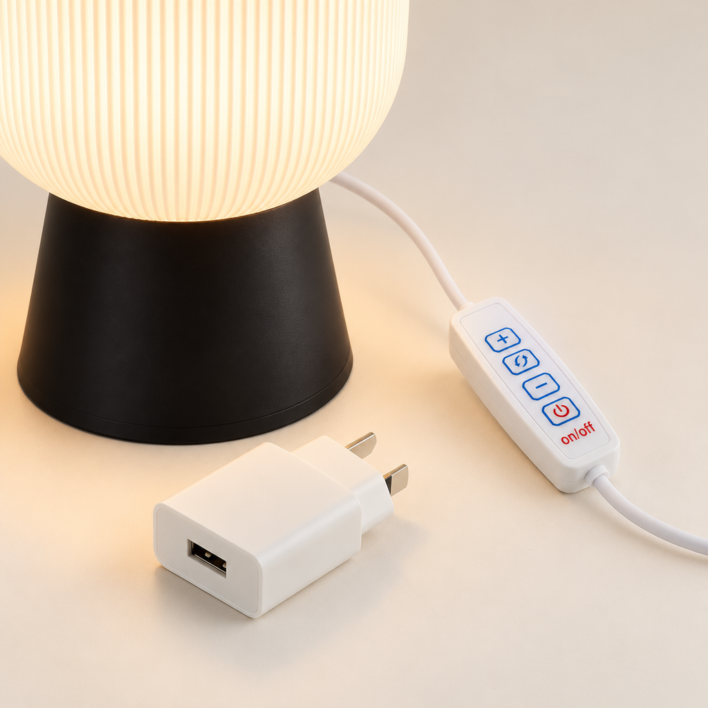 ZENITH Large Table Lamp 3-Tone Inline Control