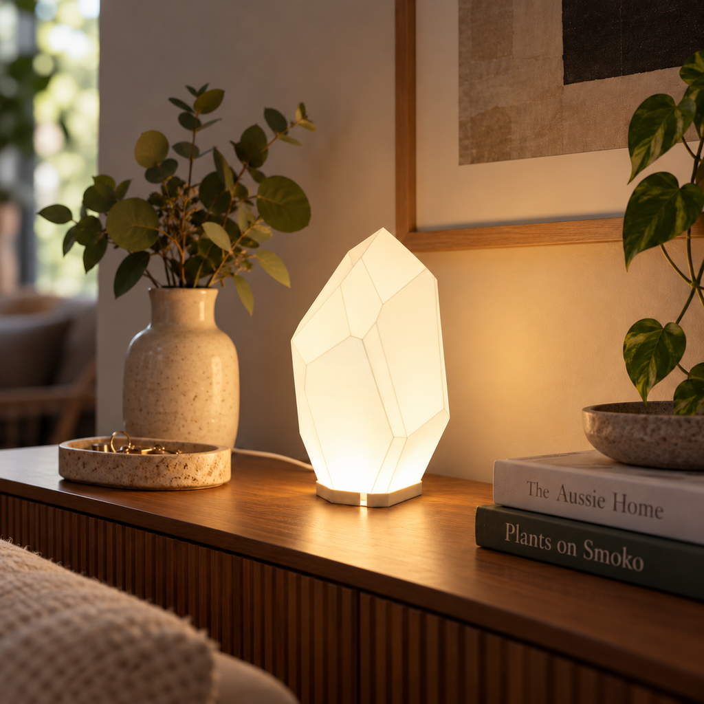 FACET Geometric Table Lamp 3-Tone Inline Control