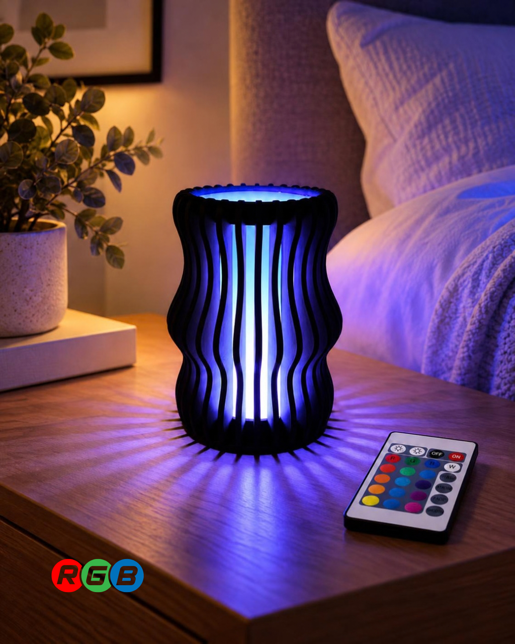 VANTA Table Lamp — RGB Remote Control