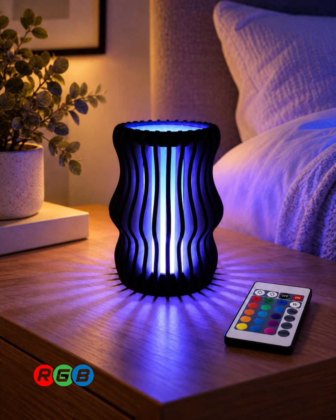 VANTA Table Lamp — RGB Remote Control
