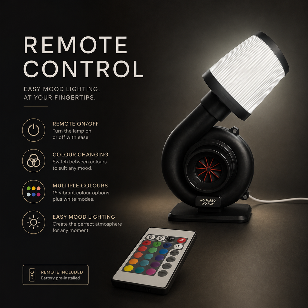 VORTEX RGB turbo lamp remote control features